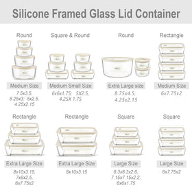 Urban Green square 20oz container with silicone framed lid, ideal for snacks