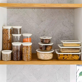 Urban Green square 65oz glass container large storage for meals