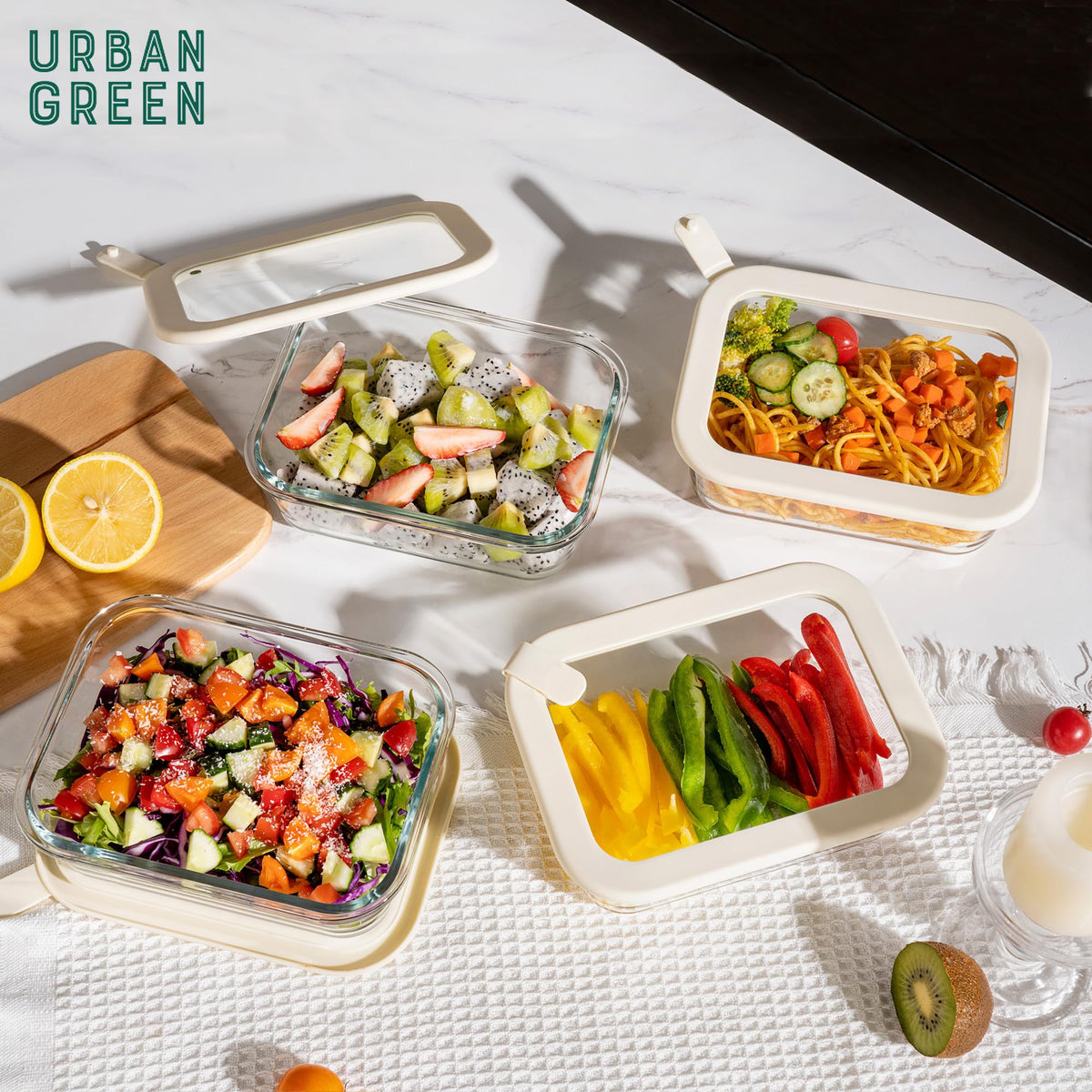 Urban Green transparent walls for quick content visibility