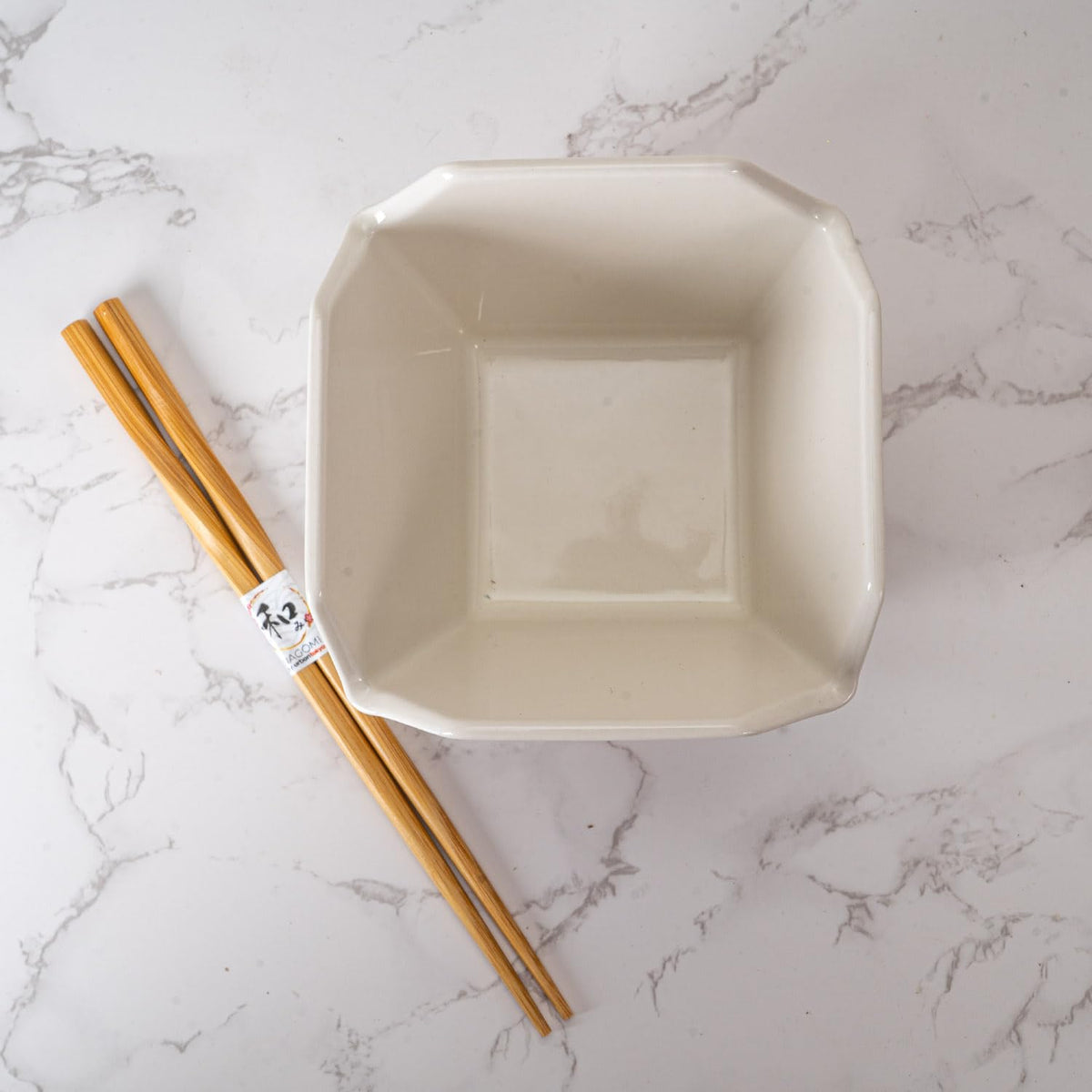 Urban Tokyo bamboo chopsticks included with bowl for authentic dining