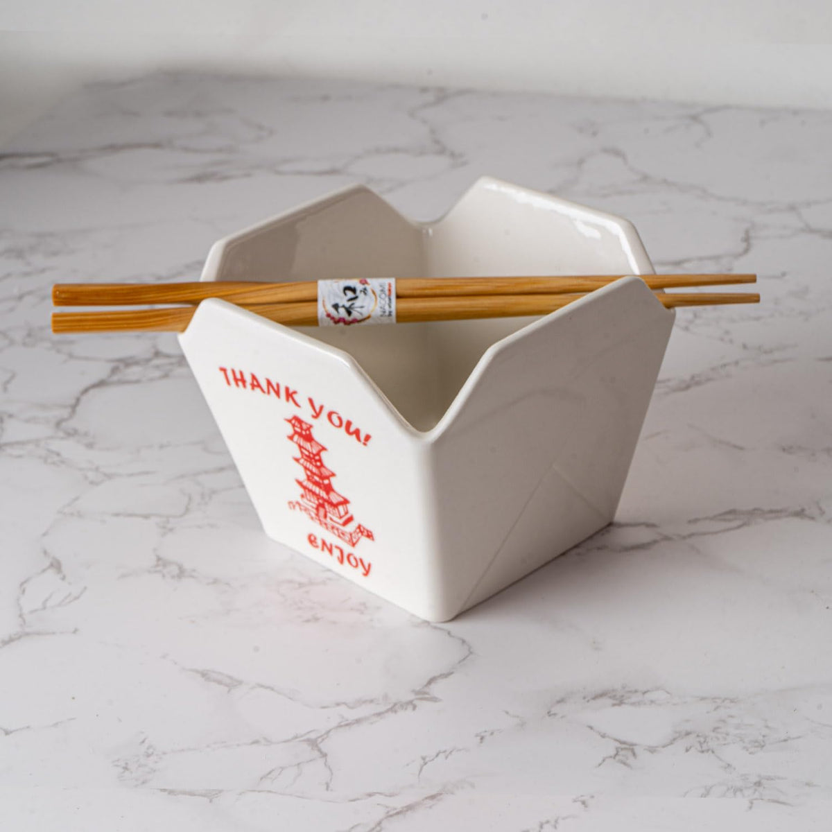 Urban Tokyo porcelain bowl with microwave-safe design for quick reheating