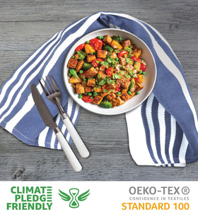 Urban Villa 100% cotton dish towels absorbent for quick drying.