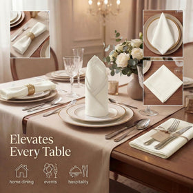 Urban Villa cloth napkins bundle demonstrates ready-to-use home entertaining.