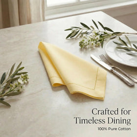 Urban Villa napkins are machine washable for easy care