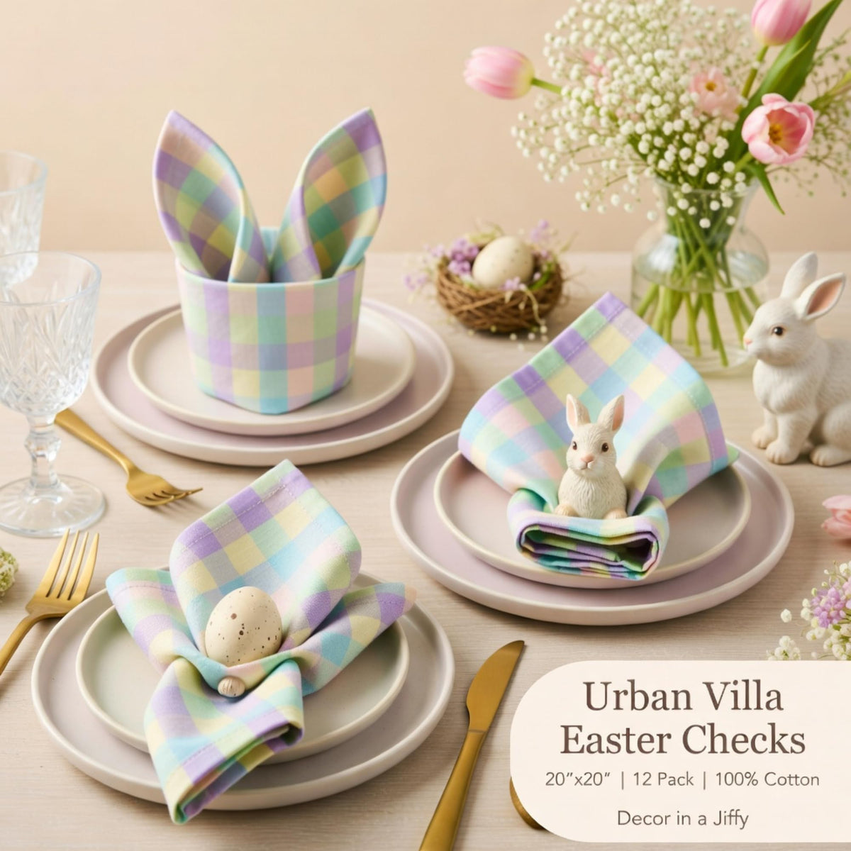 Urban Villa dining-table elegant-look creates refined ambiance for home or guests