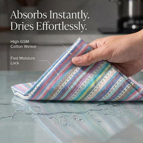 Urban Villa dish towels cotton, highly absorbent for quick cleanups
