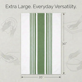 Urban Villa dish towels with hanging loop for easy storage