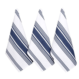 Urban Villa dish towels with hanging loop keep counters tidy and accessible.