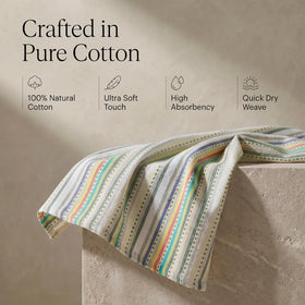 Urban Villa Dish Towels offer soft, durable fibers safe for delicate cookware.