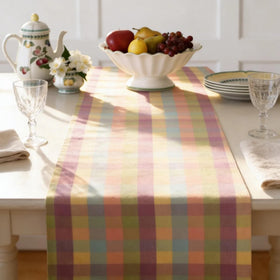 Urban Villa Easter Checks on a casual brunch table
