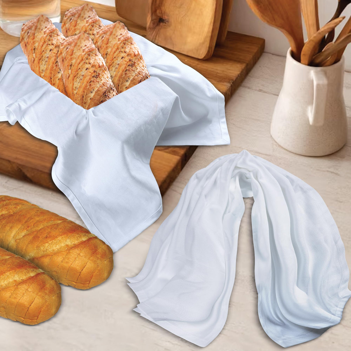Urban Villa Flour Sack towel for embroidery and DIY projects.