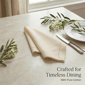 Urban Villa napkins for hotel or restaurant table styling.