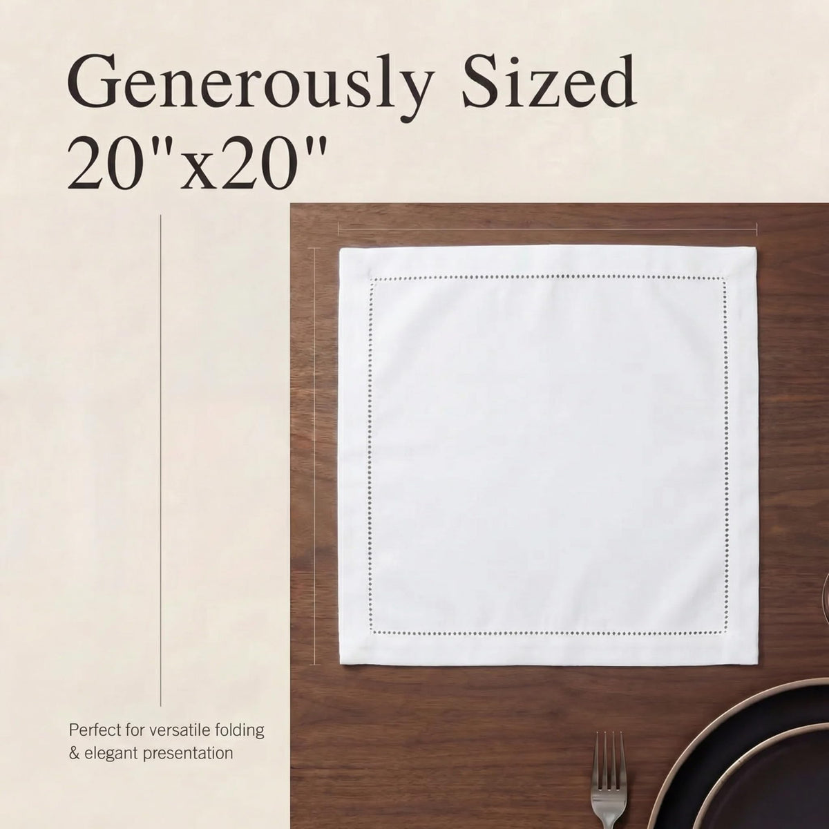 Urban Villa hotel-style napkins deliver sophisticated dining ambiance