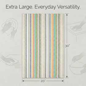 Urban Villa Kitchen Towels with hanging loop for easy storage in the kitchen.