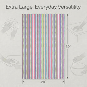 Urban Villa towels with hanging loop for easy storage after use