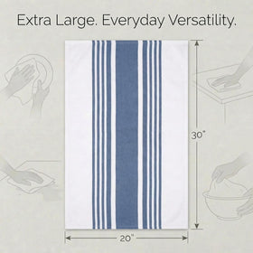 Urban Villa towels with mitered corners for a neat edge