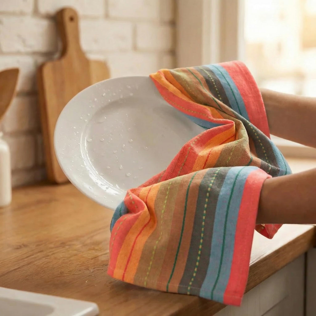 Urban Villa towels are odor-free and lint-free after washing for clean results.