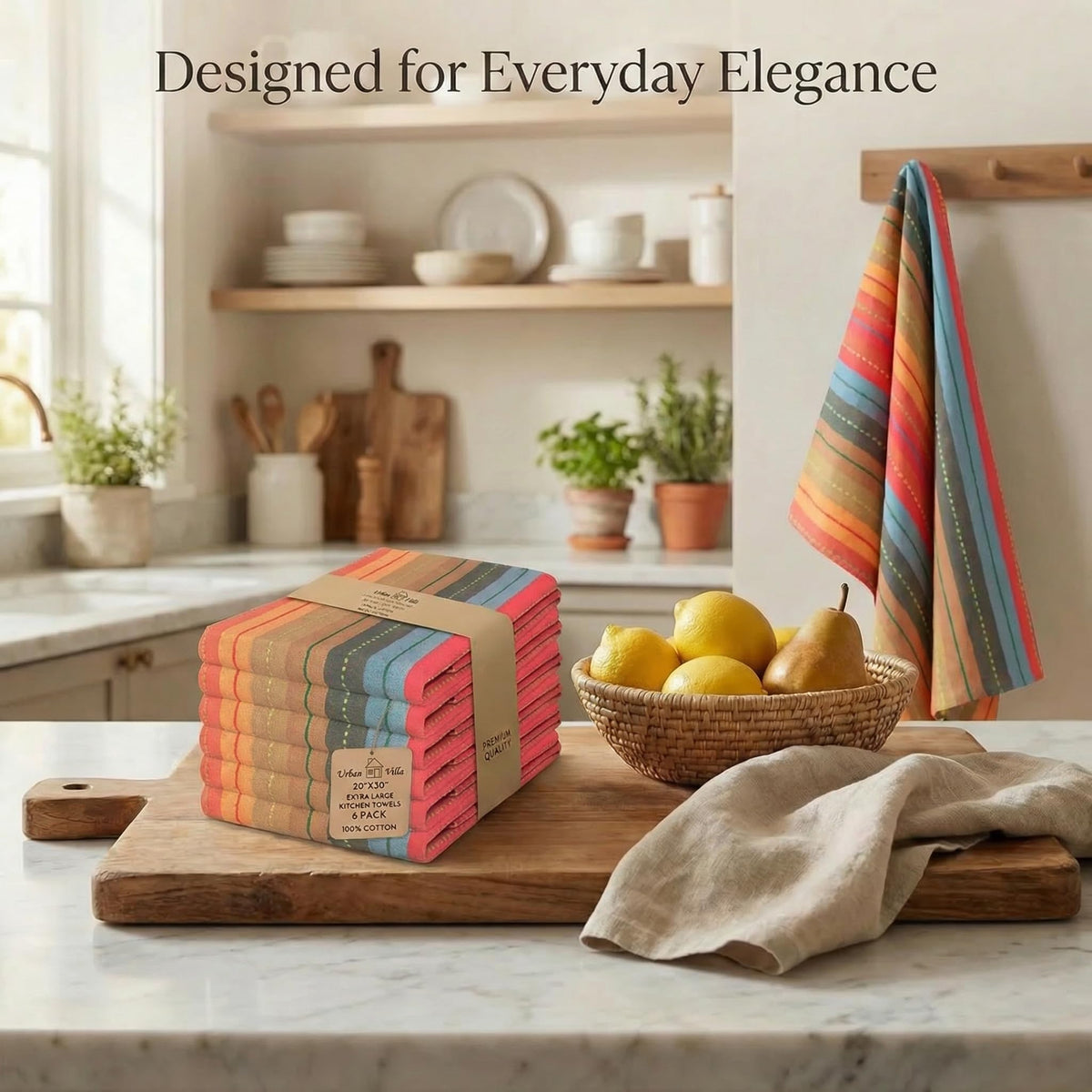 Urban Villa six-pack towels provide consistent performance and value.