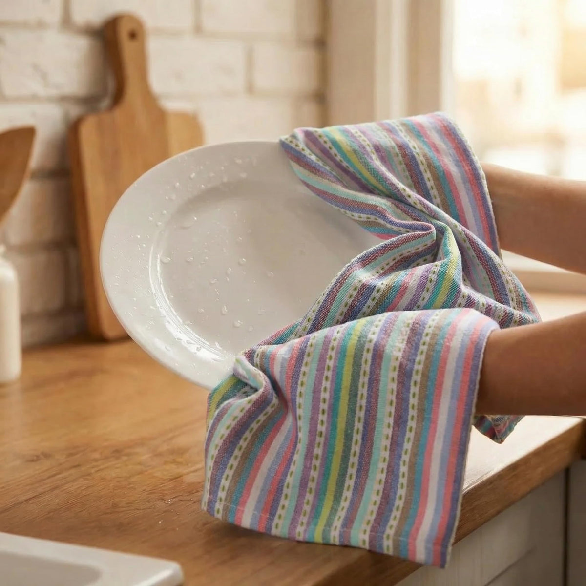 Urban Villa lint-free towels replace disposable paper towels over time