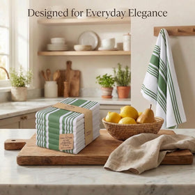 Urban Villa machine-washable kitchen towels stay colorfast after washes