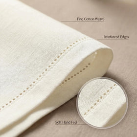 Urban Villa machine-washable napkins prove easy care.