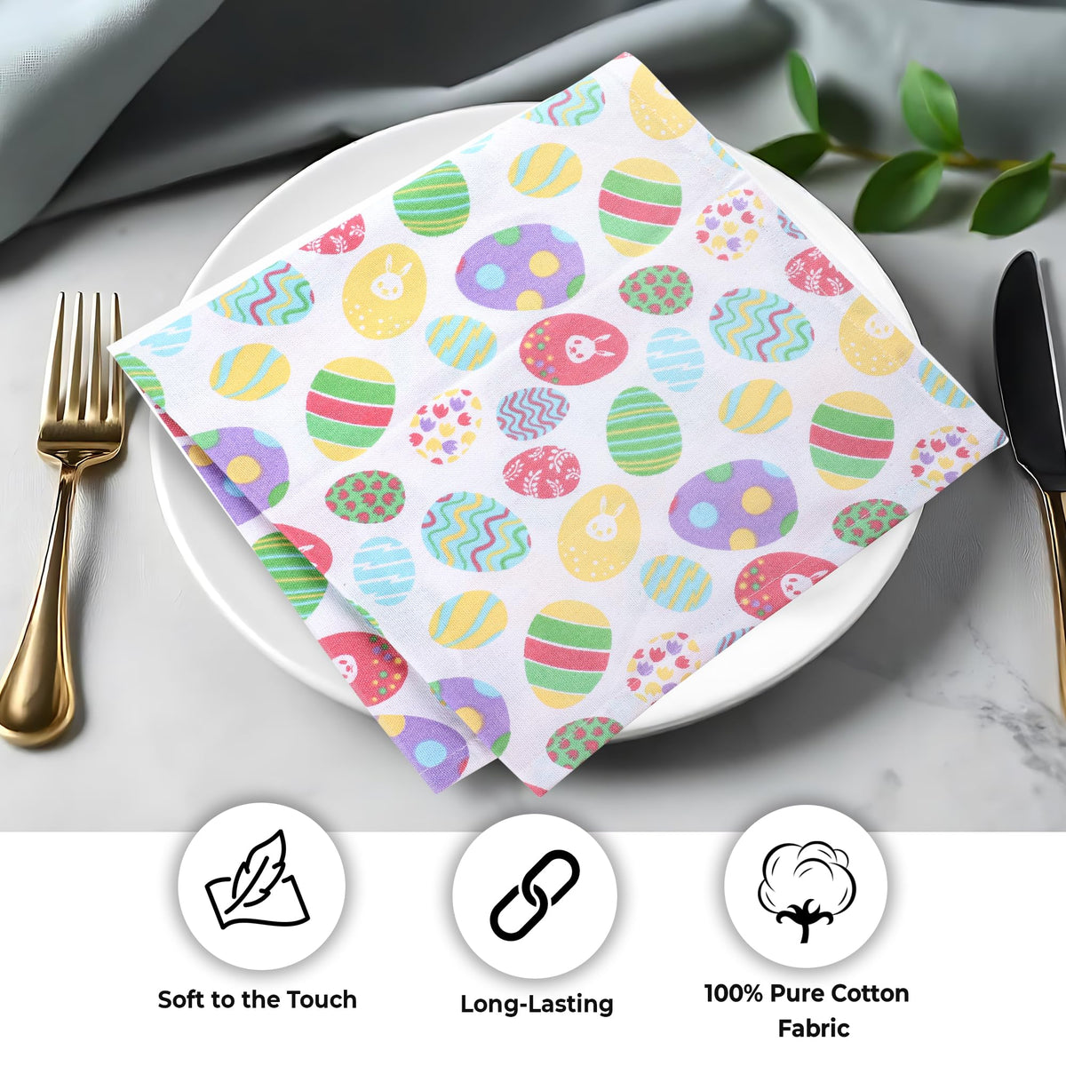 Urban Villa napkins perfect for family meals and special occasions.