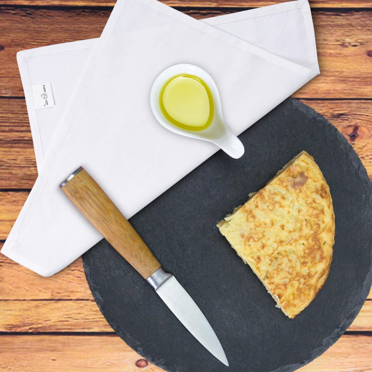 Urban Villa napkins texture detail highlights durable weave and soft handfeel.