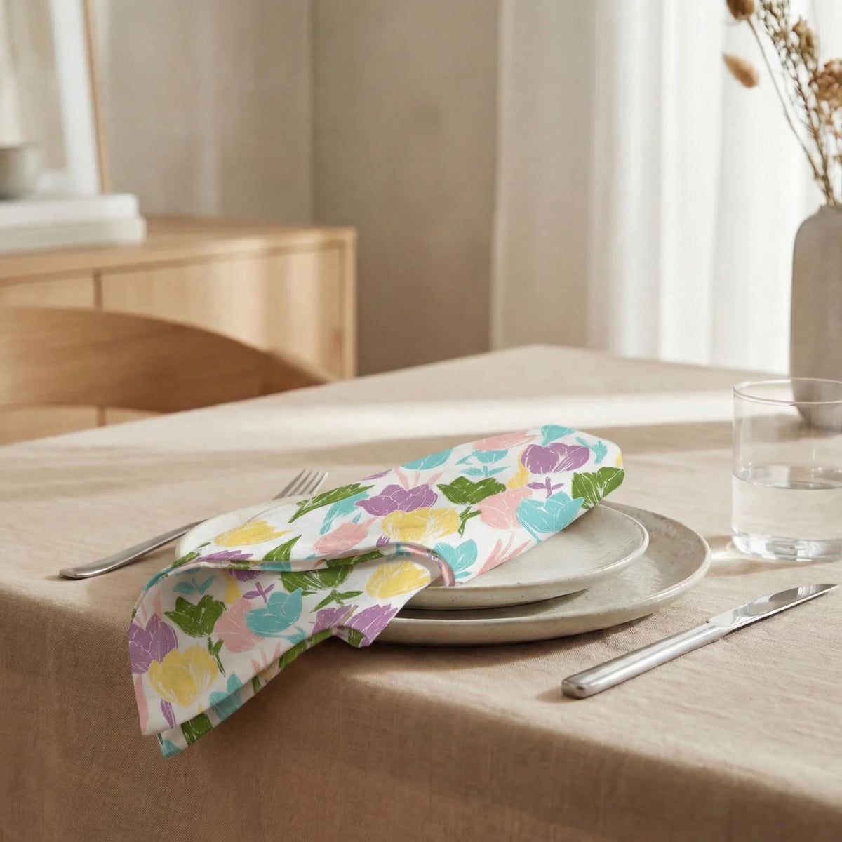 Urban Villa Tulip close-up highlights soft cotton and durability