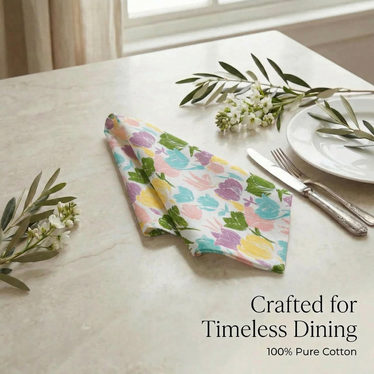 Urban Villa Tulip makes a gift-ready accent for table settings