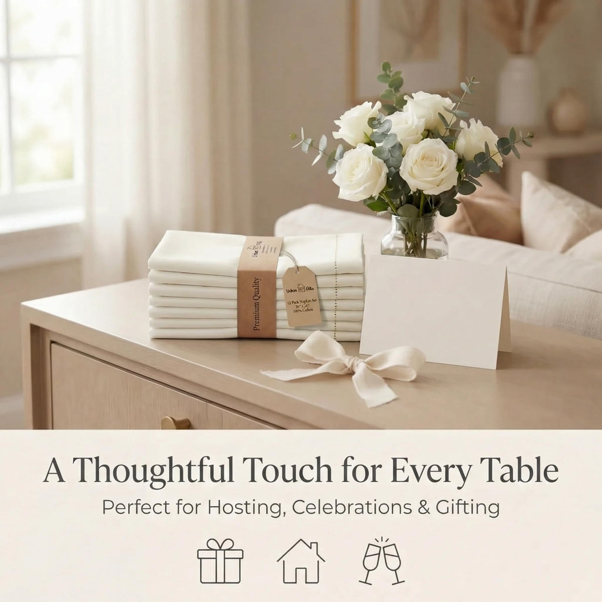 Urban Villa packaging highlights eco-friendly reusable alternative.