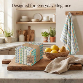 Urban Villa Premium Kitchen Towels crafted from natural fibers, free from harsh chemicals.