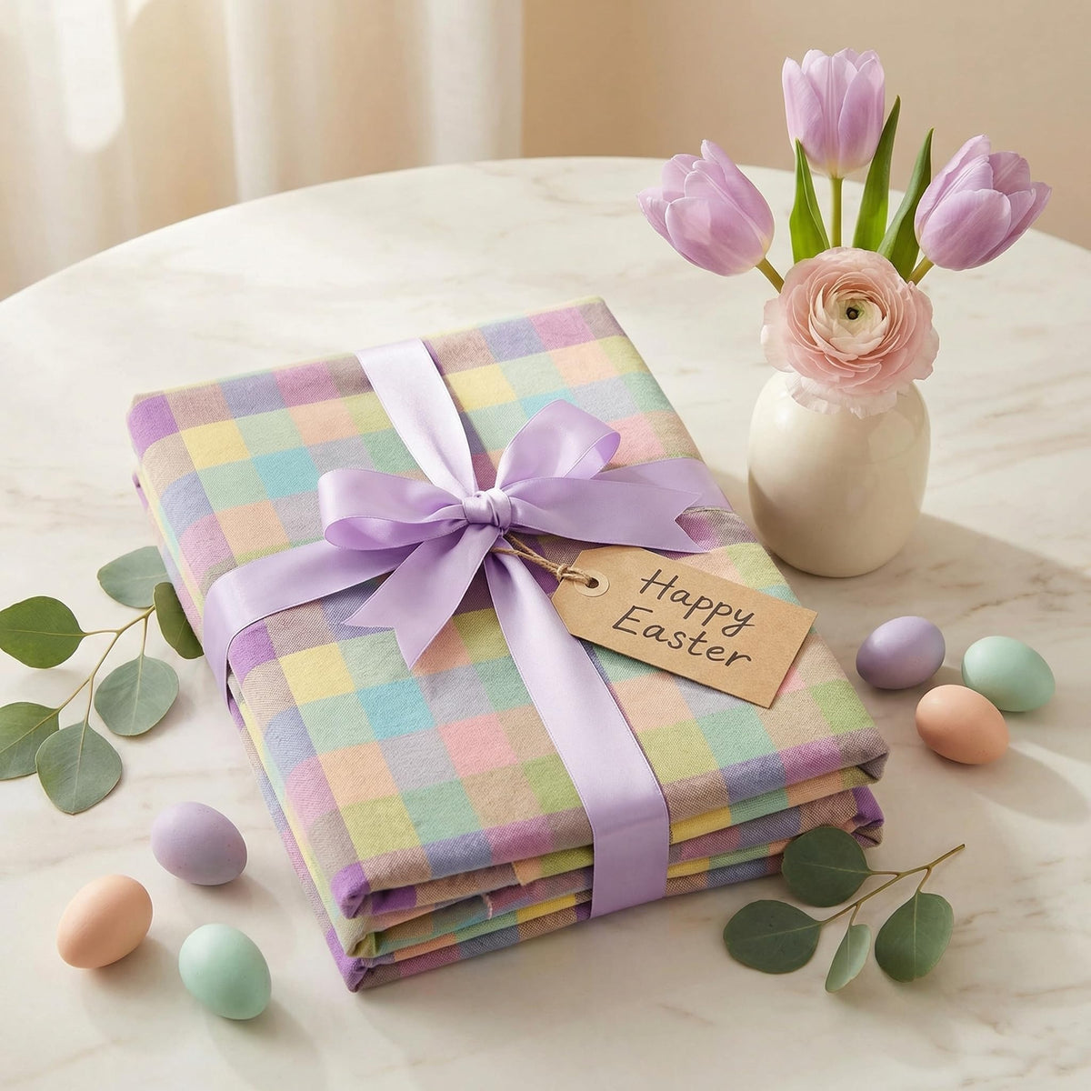 Urban Villa rustic farmhouse tablecloth protects surfaces and elevates tables.