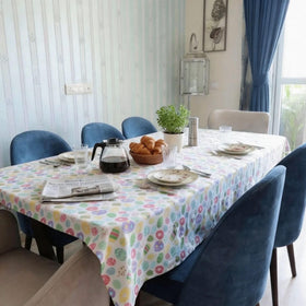 Urban Villa tablecloth wash-and-care proves easy maintenance and durability.