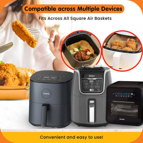 URBANAIR easy-cleanup liners save time by avoiding scrubbing after meals.