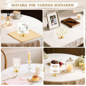 Urban Deco food sign holder gold set ideal for menus at events