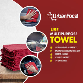 UrbanFocal 50-pack reusable towels for home and kitchen