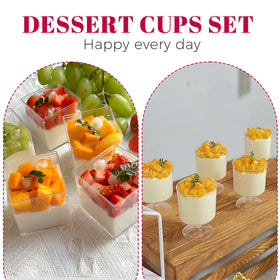 UrbanRoots party-ready cups display desserts attractively.