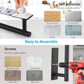 Urezorgear self-adhesive installation for smooth surfaces
