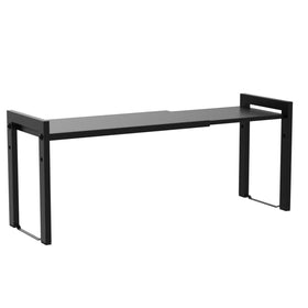 Urhomey plus expandable shelf under-cabinet clearance 7-1 inches optimizes cabinet use.
