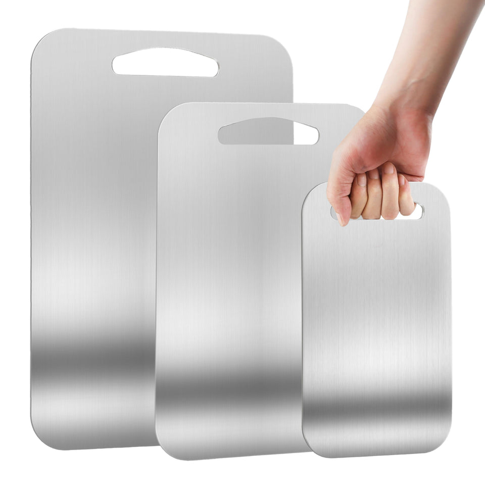 URMONA 304 stainless steel surface for quick cleanup after prep.