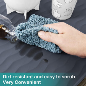 URMONA mat is double-thick and flexible for tight under-sink spaces.