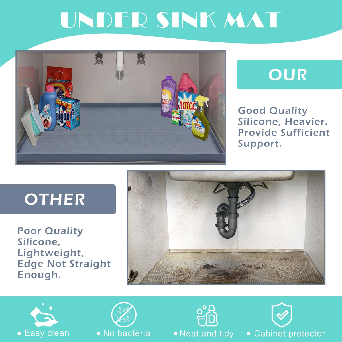 URMONA multipurpose mat for DIY, crafts, and pet areas