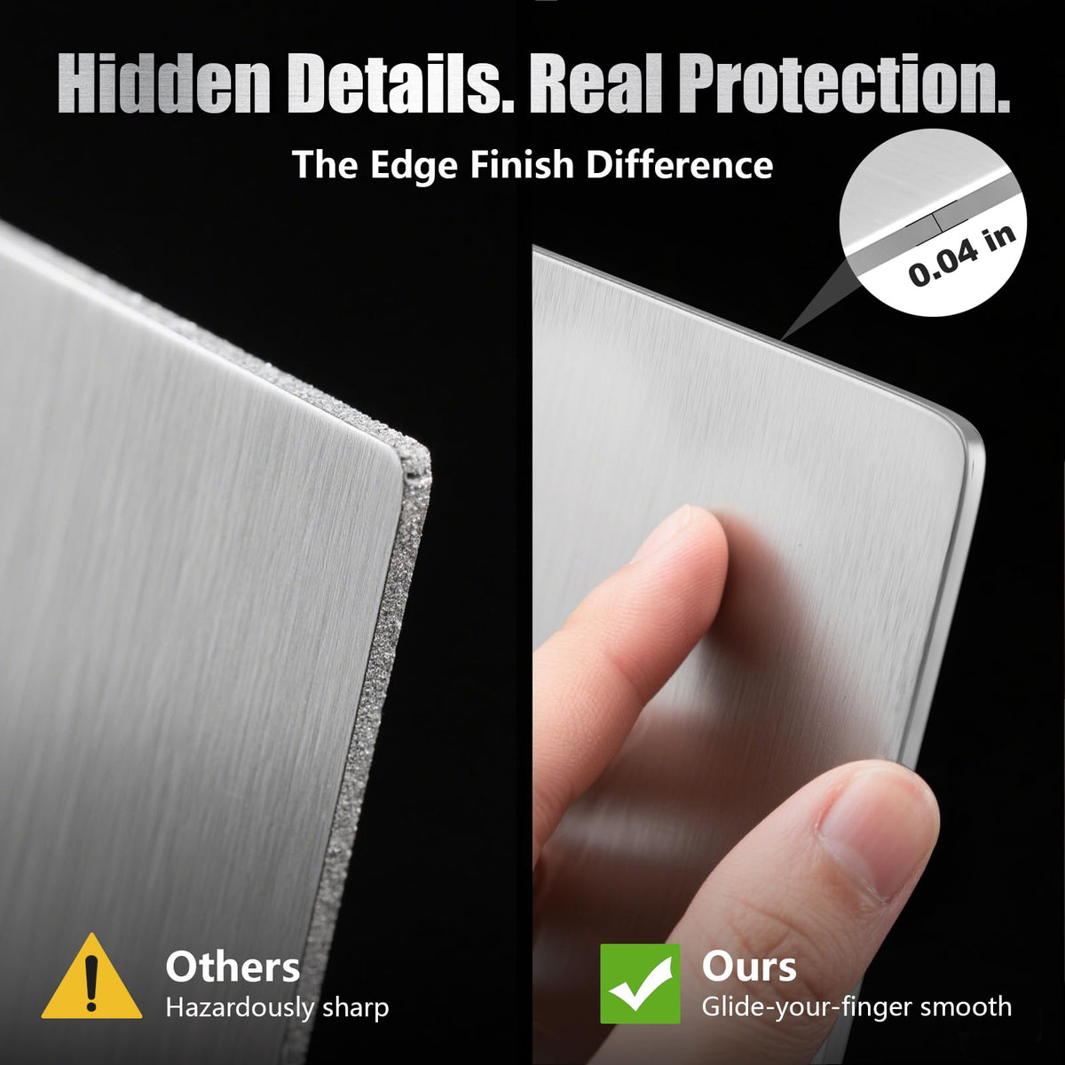 URMONA odor-resistant board suits chopping vegetables, meat, and cheese.