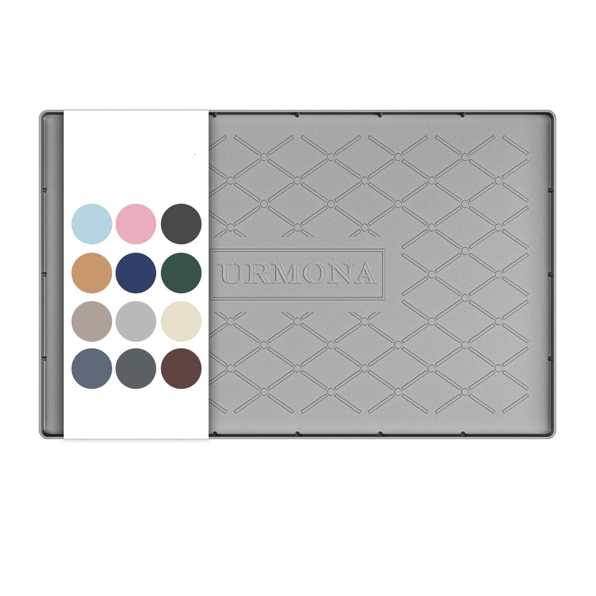 URMONA under-sink mat 22x14 protecting cabinets from leaks and spills.
