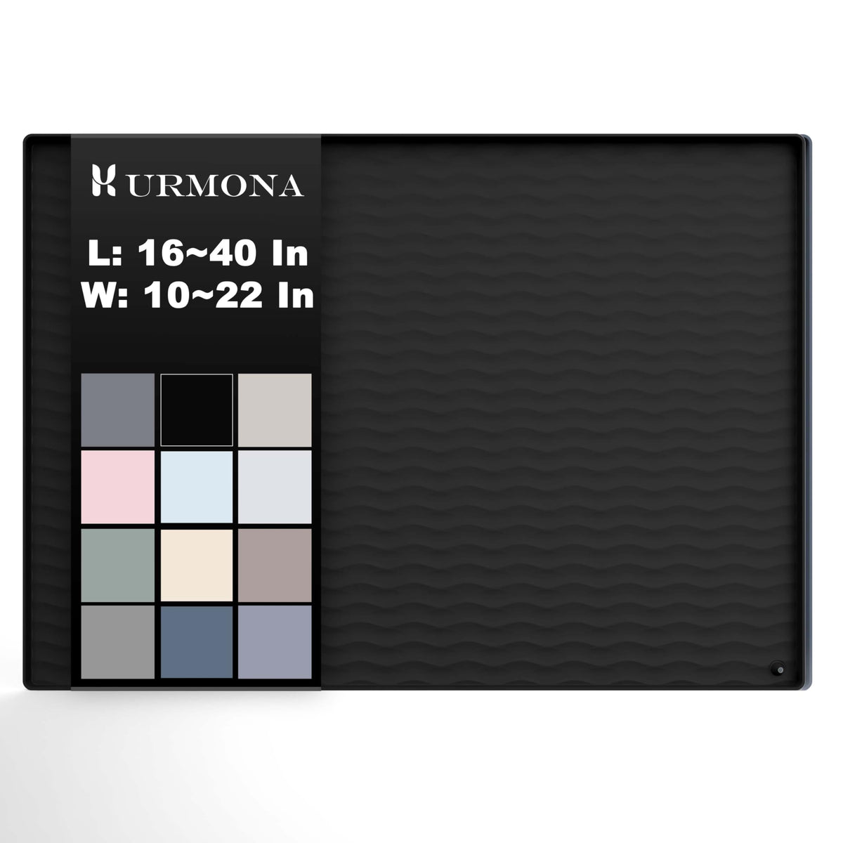 URMONA under-sink mat top view protects cabinets from spills.