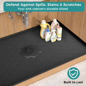 URMONA waterproof silicone mat durable and easy to wipe clean.