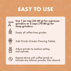Grindz gluten-free label on packaging for safe cleaning