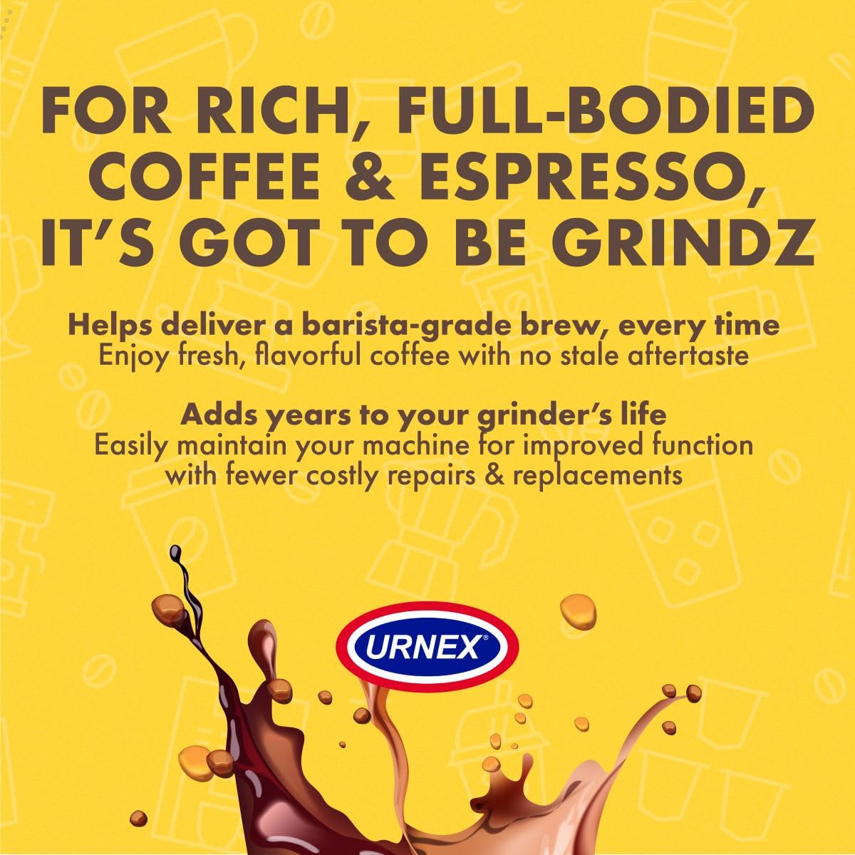Grindz tablets in a kitchen setup with grinder and beans
