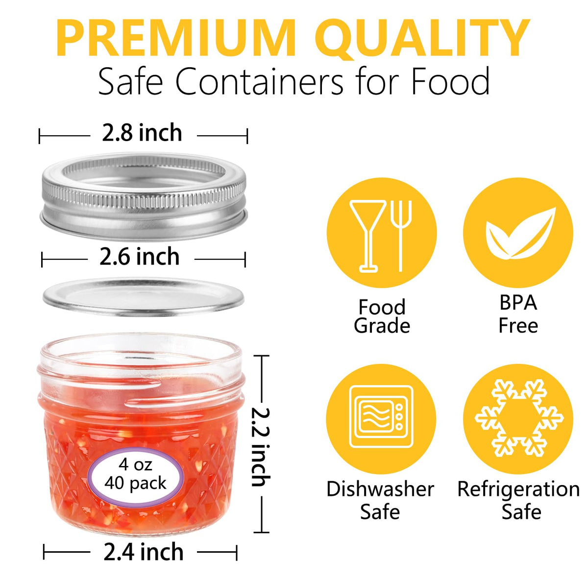 UrSpeedtekLive jar with regular lid and band for secure sealing and reuse.