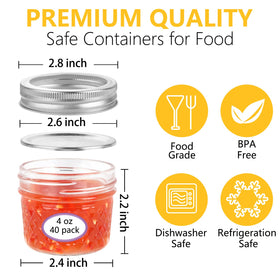 UrSpeedtekLive jar with regular lid and band for secure sealing and reuse.